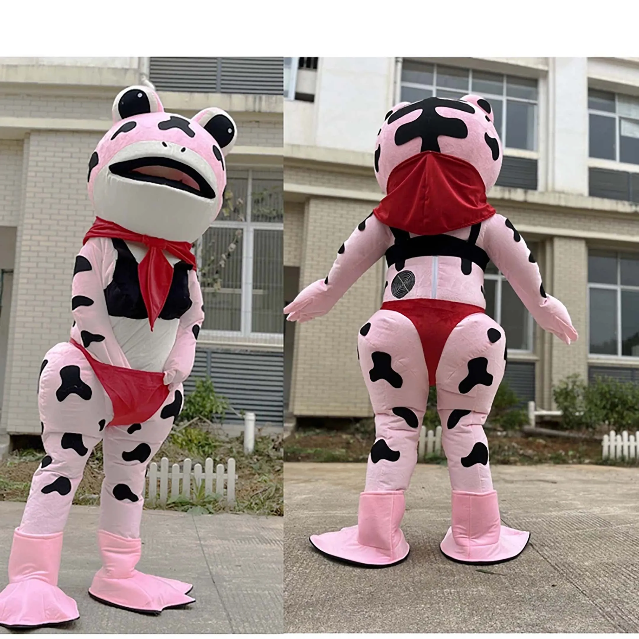 Gonfiabile Sexy Rana Costume Della Mascotte Del Vestito Del Partito Bikini  Sabbia Vestito Abiti di Carnevale di Halloween di Natale di Pasqua Costume