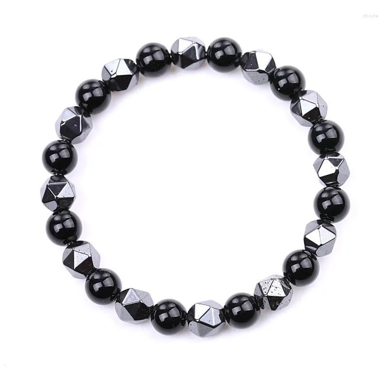 Charm Armbänder Naturstein Armband für Frauen Männer Freundschaft Geschenke Mode elastische Perlen Schmuck Zubehör Großhandel