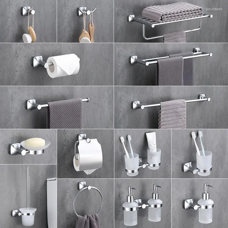 Towel Rack Set Bathroom Accessories Chrome Stainless Steel Wall Mounted Towel Rack Paper Hardware Pendant From Concerweek 16.66 DHgate.Com