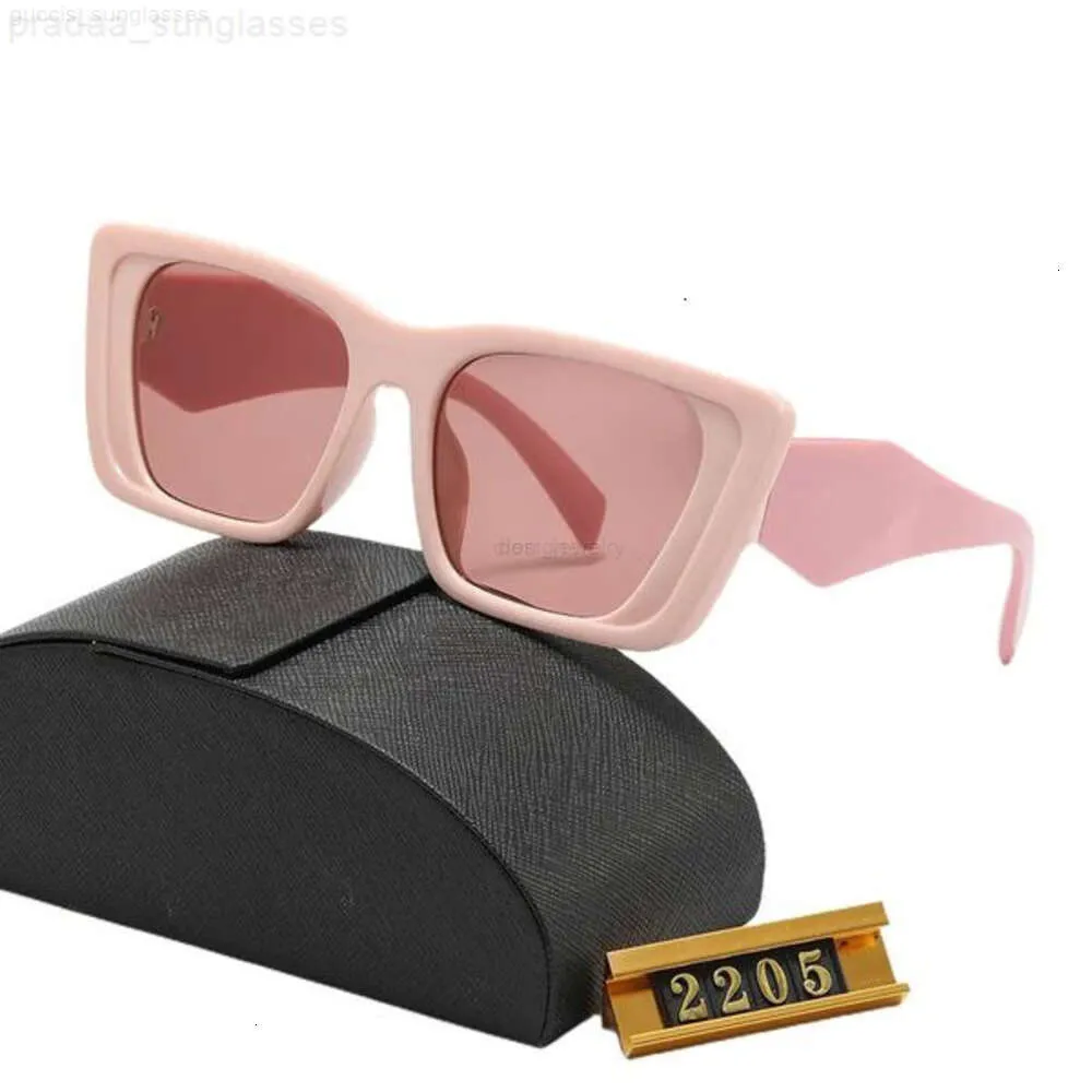 Mens Designer Solglasögon för kvinnor Pradda Cat Eye Shape 276 MICA Solglasögon UV Proof Strong Light Luxury Solglasögon för män/kvinnor utomhus strand3kiv