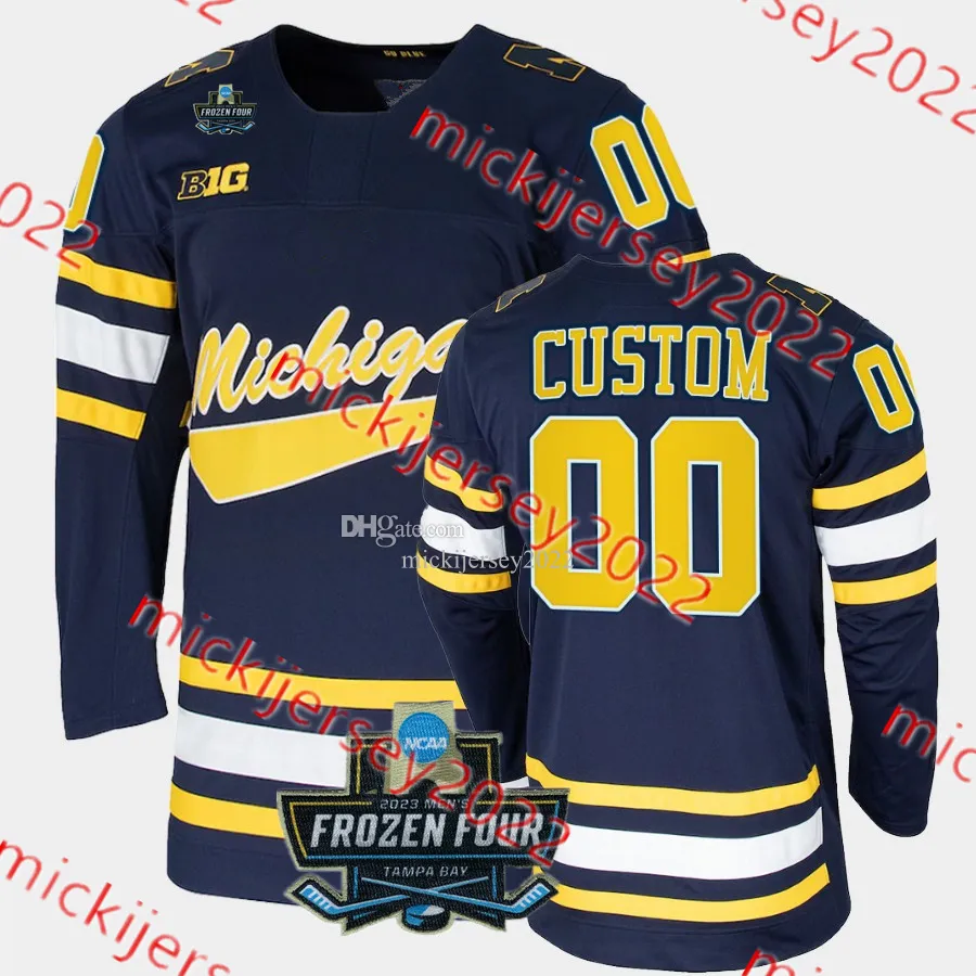 Mejor Precio En A Granel Maillot De Hockey Frozen Four Michigan Pour