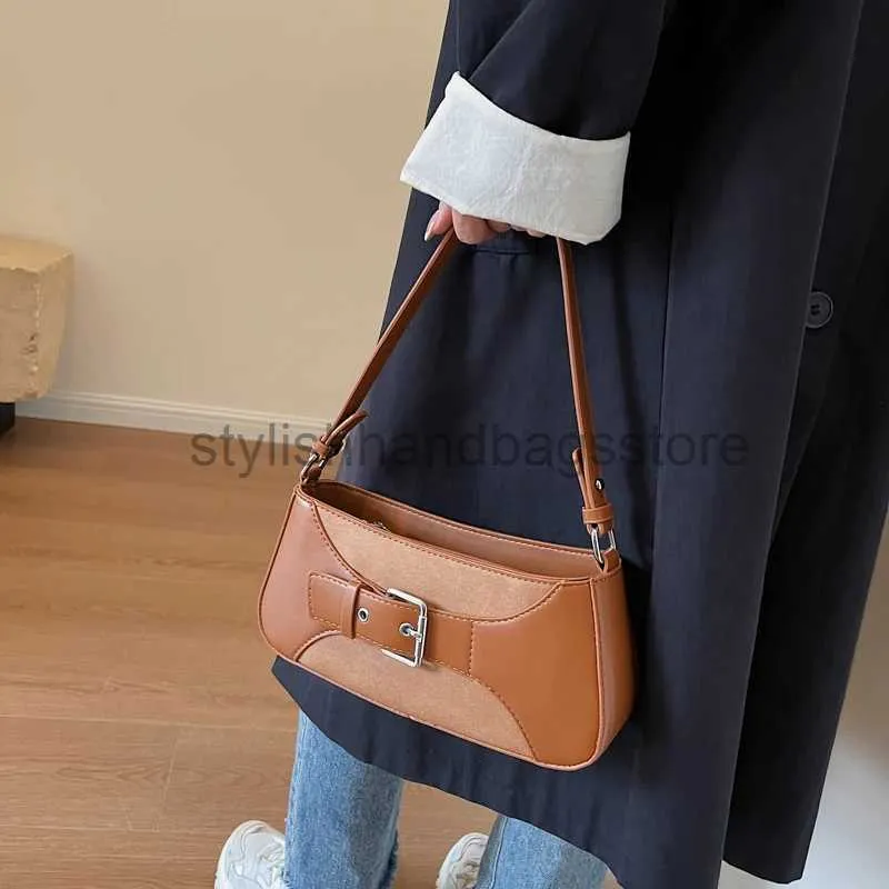 Shoulder Bags Handbags Belt Buckle Soulder Bags for Women Winter Trends andbags PU Crossbody Bagstylishhandbagsstore