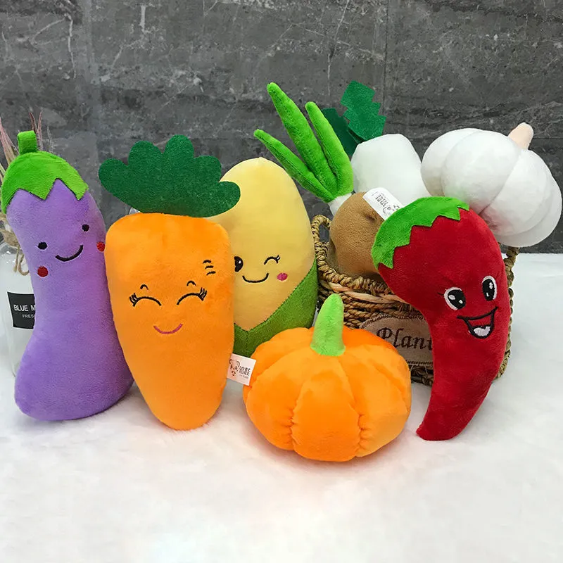 Muñeco de peluche, muñeco vegetal creativo, calabaza, patata, ajo, chile, cebolla, regalo de cumpleaños