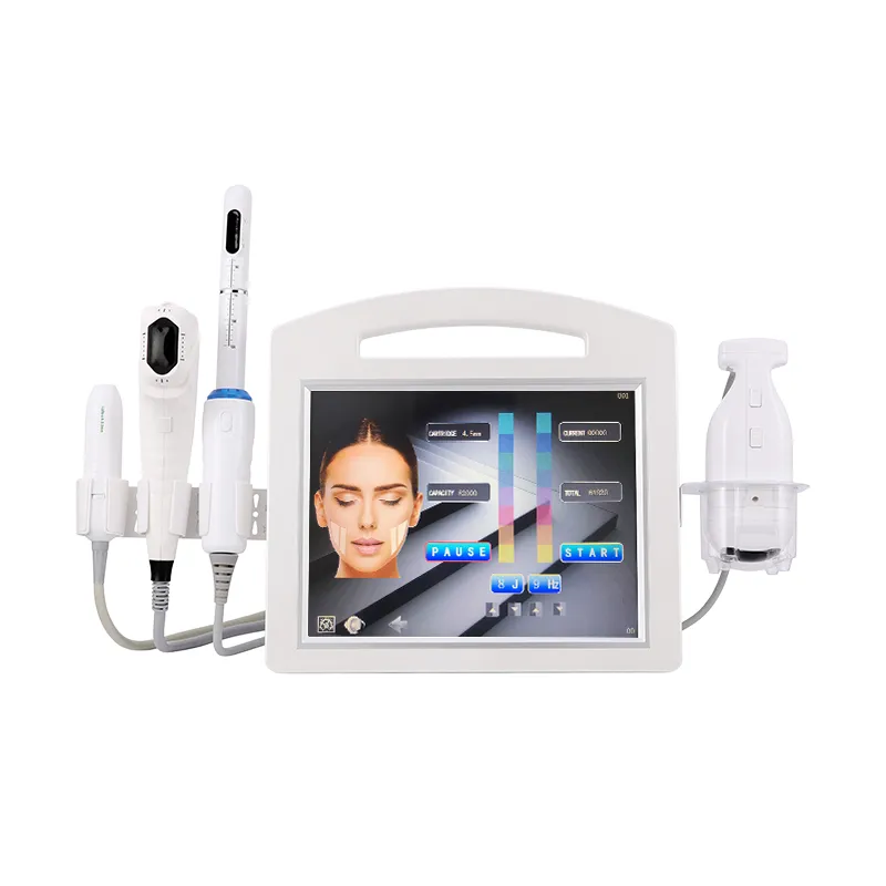 5in1 3d 4d hifu liposonic machine portable face lift skin tight body slimming hifu vaginal rejuvenating machine with CE