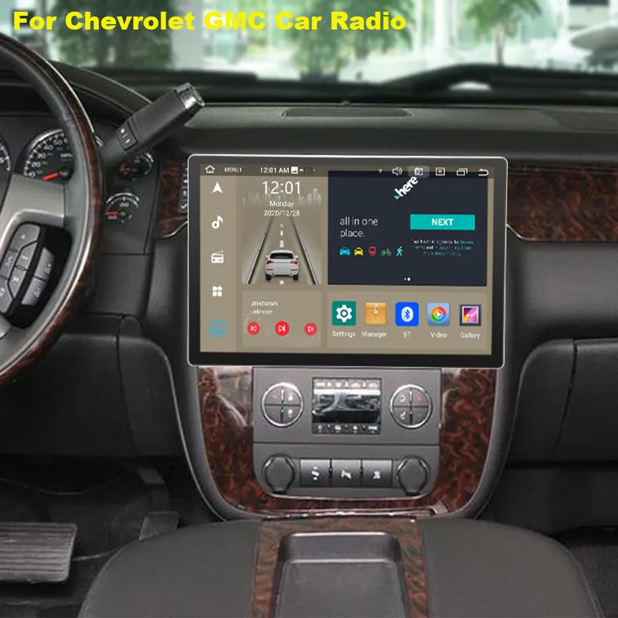 13,3-Zoll-2din-Stereo-Haupteinheit Auto-DVD-Multimedia-Player für Chev GMC Android-Radio GPS-Navigation Carplay Android Auto FM WIFI