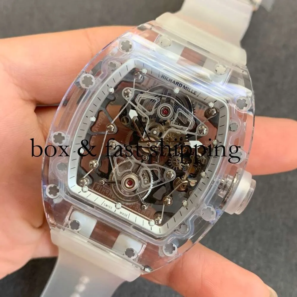 Rm056 EUR V2 Superclone Active Tourbillon Mechanische Uhr Herren Rm56 Made Aviation wiegt weniger als gewöhnliche Titaniu298 Montres de Luxe