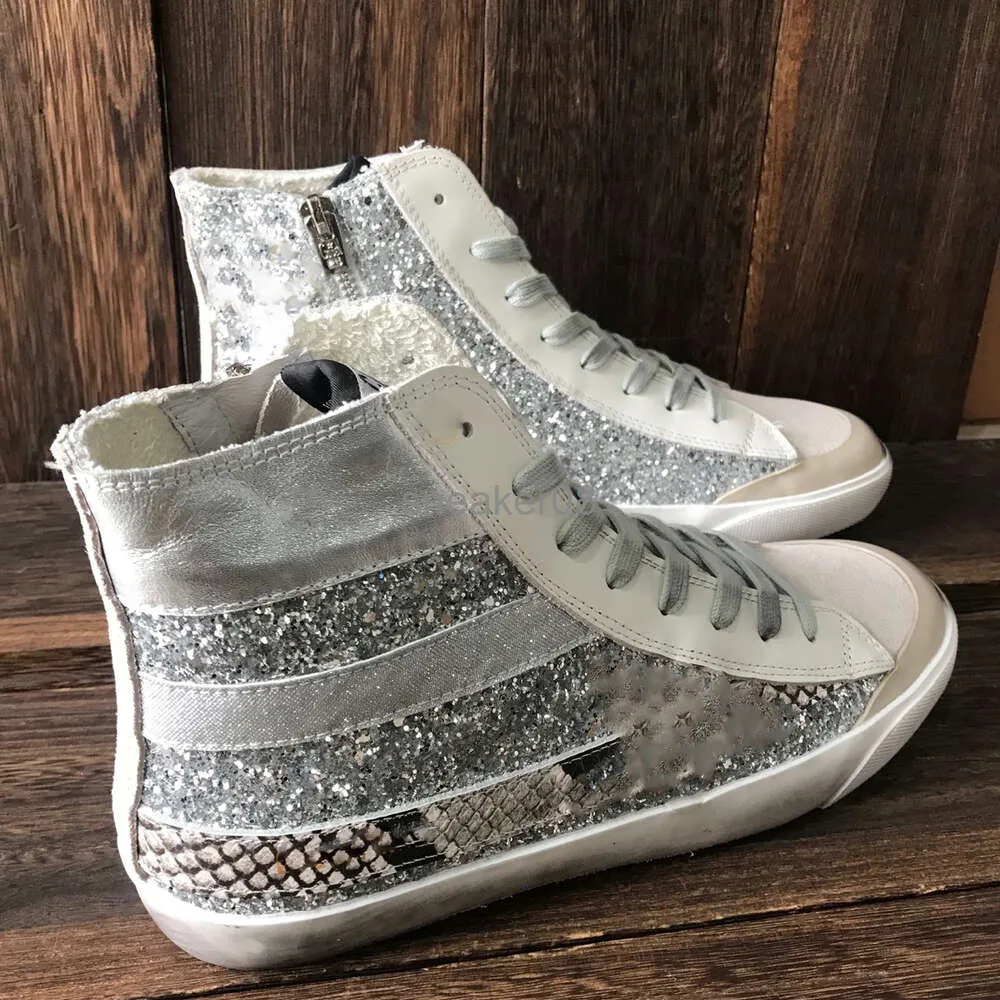 Deluxe Brand Mid star GOLDEN GOOSEsneaker High top Shoes Star Sneakers Casual Classic Glitter Designer woman men fashion White Doold Dirty Leather