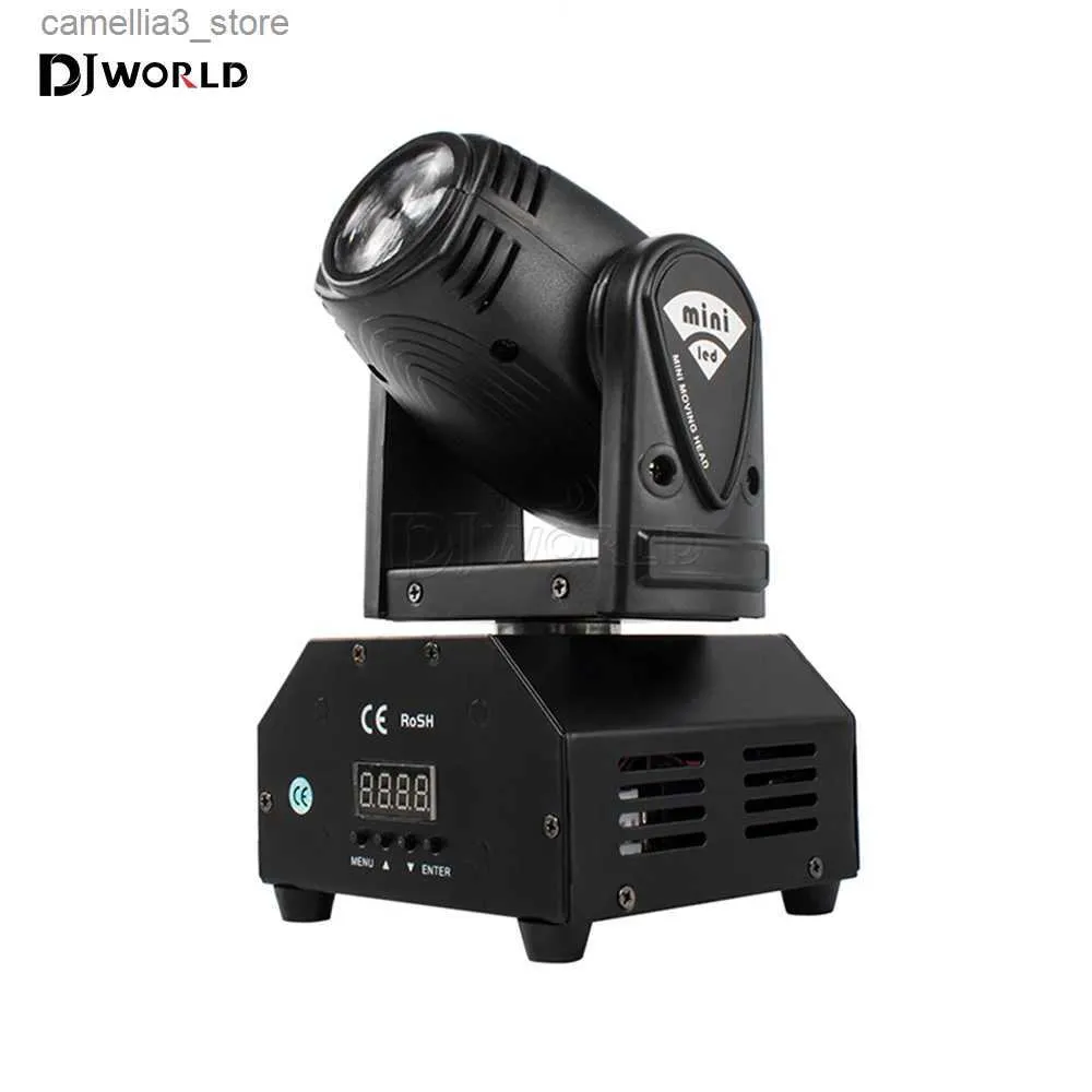 Moving Head Lights 10PCS 10W Mini LED Beam Spot Moving Head Light RGBW 4In1 DMX Podiumlichteffect Stroboscoop Voor Live DJ Club Party Dansvloer Q231107