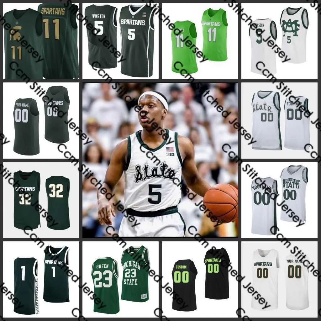 Maglia da basket Ncaa Michigan Johnson Denzel Valentine Draymond Green Branden Dawson Mateen Cleaves Morris Peterson Miles