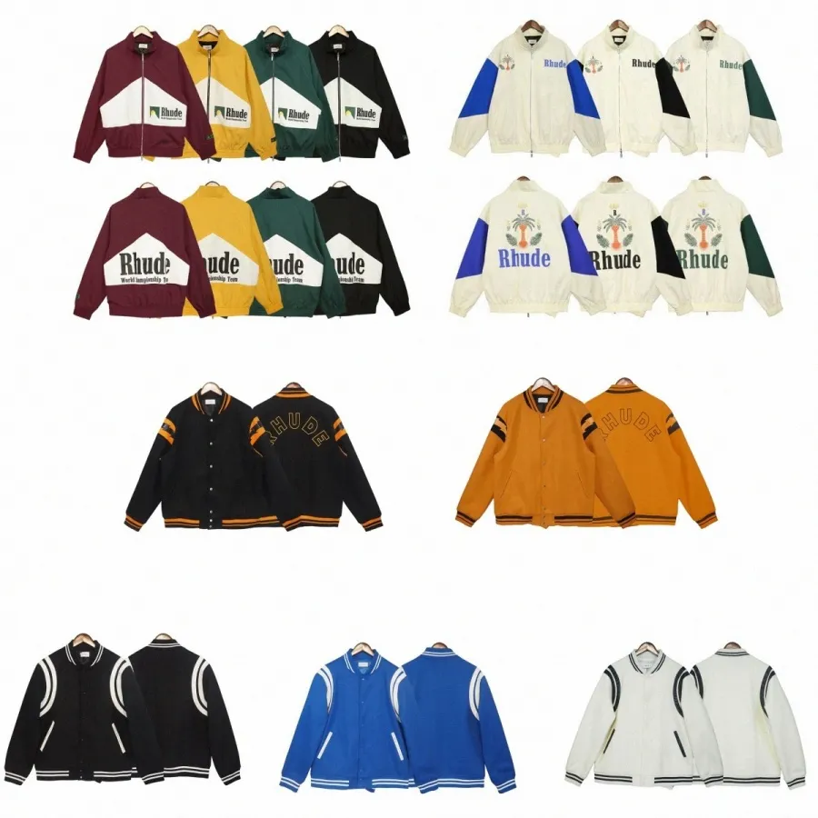 Designer Mens Hoodies Jaqueta Hip Hop Homens Streetwear Moletom Mulheres Moletons Primavera Outono Tendência Manga Longa Casual Hoody Solto Tops Rhude High Street Moletons