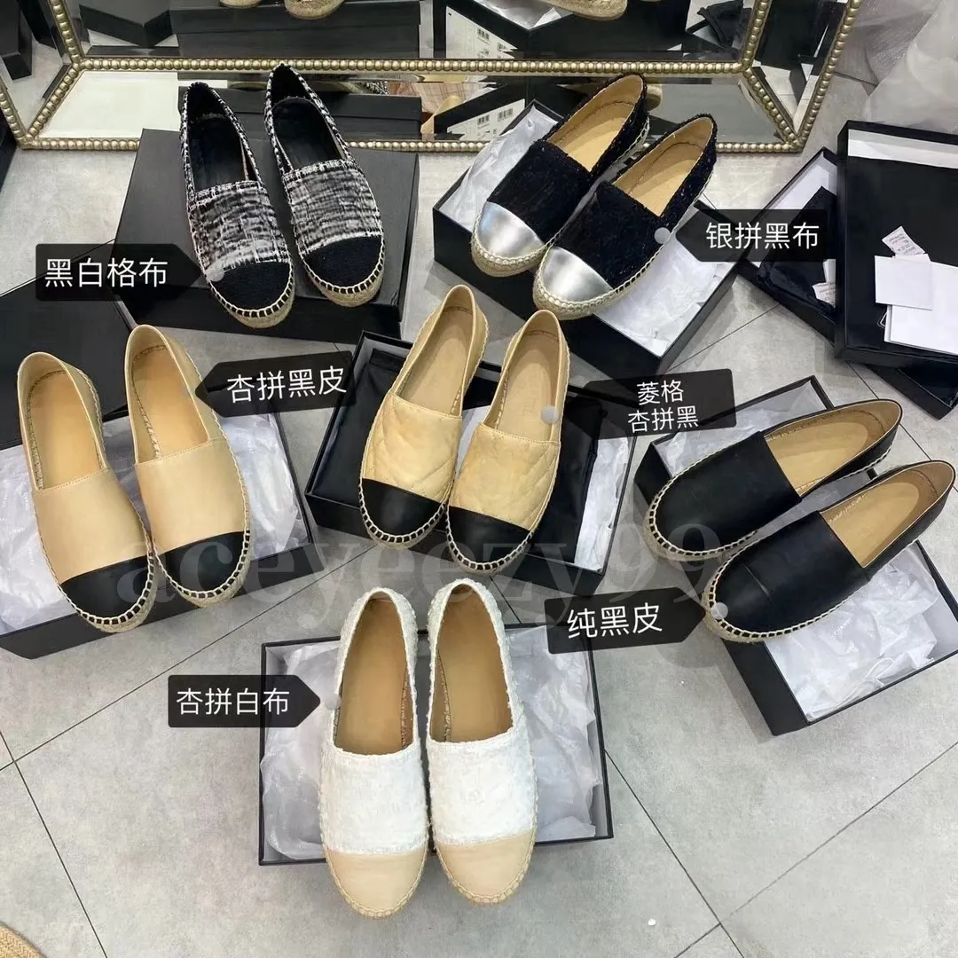 Fisherman Canvas Shoe Flat Casual Shoes Summer woman Loafers Designers ladies flat Beach Half Slippers Fashion Sandal Size35-42