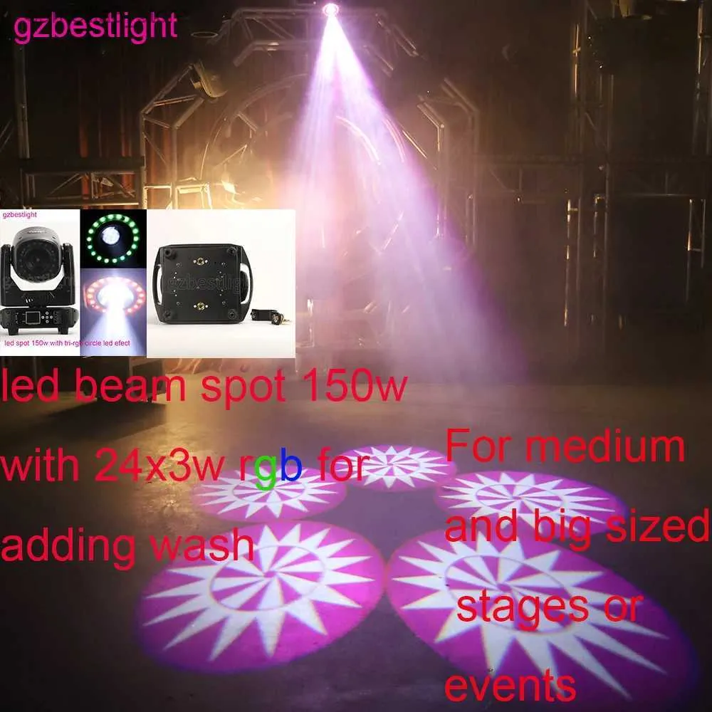 Moving Head Lights LED Spot 150W med Ring 3in1 LED Spot Moving Head Light 150W balk Spot Wash Moving Head Light With Ring LED BSW 150W LYRE 15GOBO Q231107