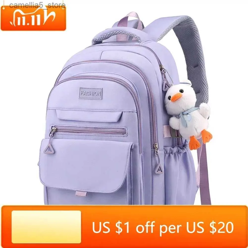 Backpacks Study Women Laptop Backpack Boys Girls School Backpack Books Bags For Teenage Girls Kawaii Student Kids Book Bag Rucksack Bolsas Q231108