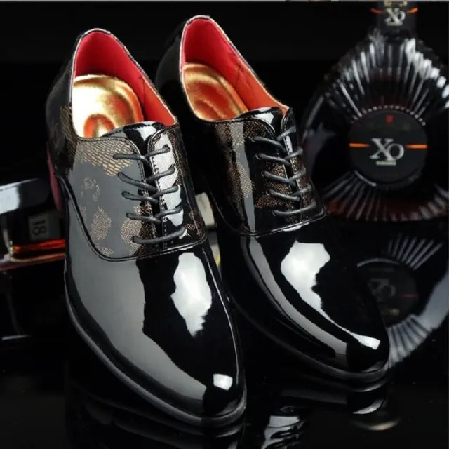 Мужчины одеваются обувь модные кожаные мужчины формальная обувь 2023 Роскошное деловое офис.