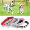 Cat Collars Leads Rust Resistant Collar Pretty Decorative Pet Rhinestone Embedded Dog Choker ZZ