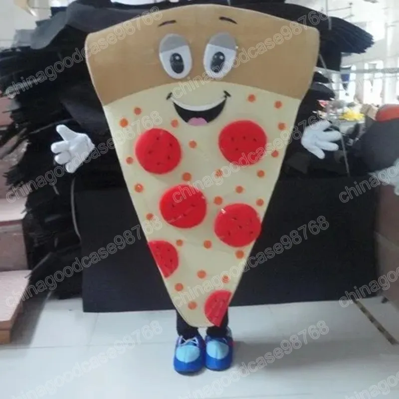 Performance Pizza Mascot Costume Najwyższa jakość Bożego Narodzenia Halloween fantazyjna sukienka imprezowa kreskówkowa postać strój karnawał unisex strój