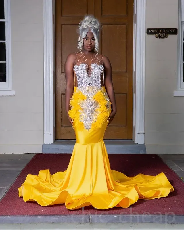 yellow formal dresses