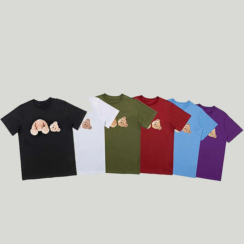 Pa Erkek Kadın Tasarımcı Tshirt Erkekler Tees Kadınlar İçin Kadınlar İçin Kısa Kollu Tişört Tişörtleri Kadınlar Gevşek Uyum Siyah Tshirts Rahat Erkekler Renkli Tshirt