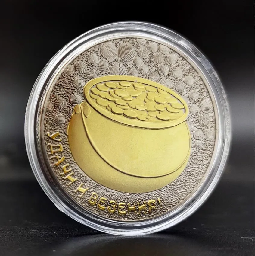 Artes e artesanato Coin Commemoration Wish Coin