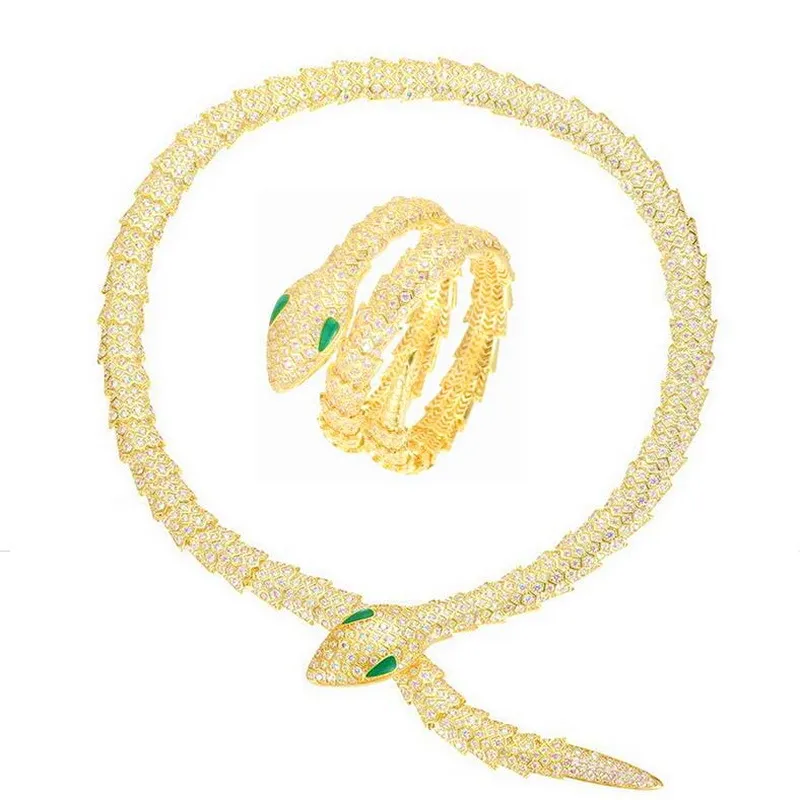 Set De Bijoux Serpent Pour Femmes Colliers Ras De Cou Serpent Gothique