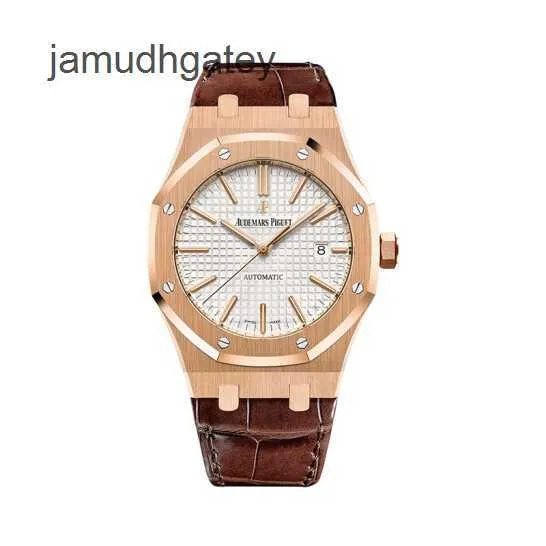 Ap Zwitserse luxe polshorloges Royal Oak Series 18k roségoud 41 mm automatisch mechanisch herenhorloge 15400or 6XL3