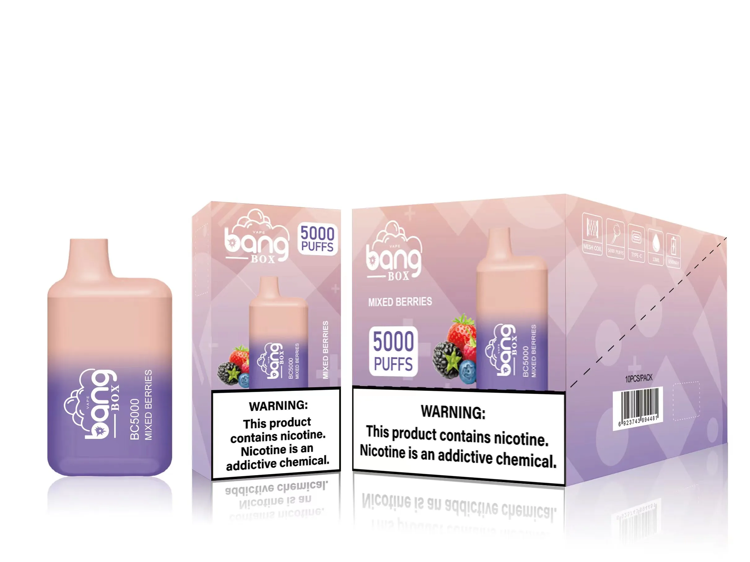 Original Bang Bar Bc 5000 Puffs Electronic Cigarettes Disposables Vapes