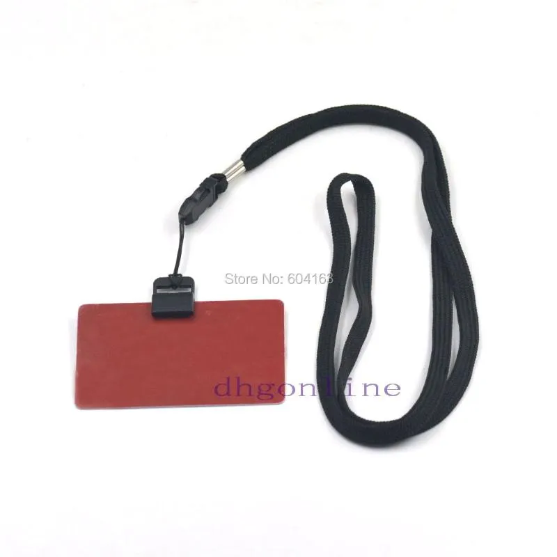 Förvaringspåsar 10 20 uppsättningar Small Gripper Lanyard ID Badge Card Holder Plastic ClampStorage