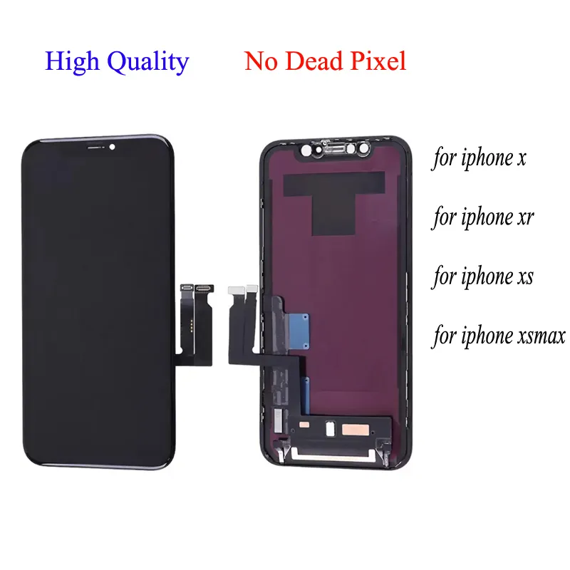 Novo LCD para iPhone x xr xs max tela substituta com montagem 3D Touch Digitizer 3D Touch Xsmax