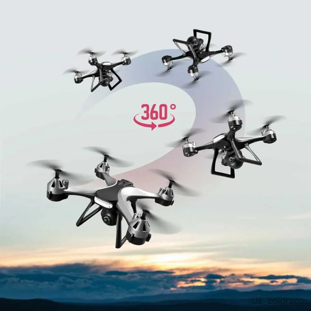 Droni UAV HD Professionale Doppia Fotocamera Elicottero di Controllo Remoto 4K Drone Fotografia Aerea Quadcopter Wifi Aereo per Bambini