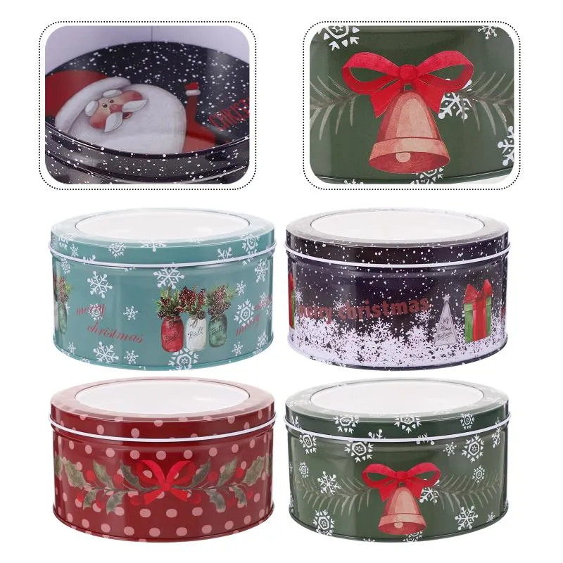 Presentförpackning 4st jul godislådor godis containrar (diverse färg)