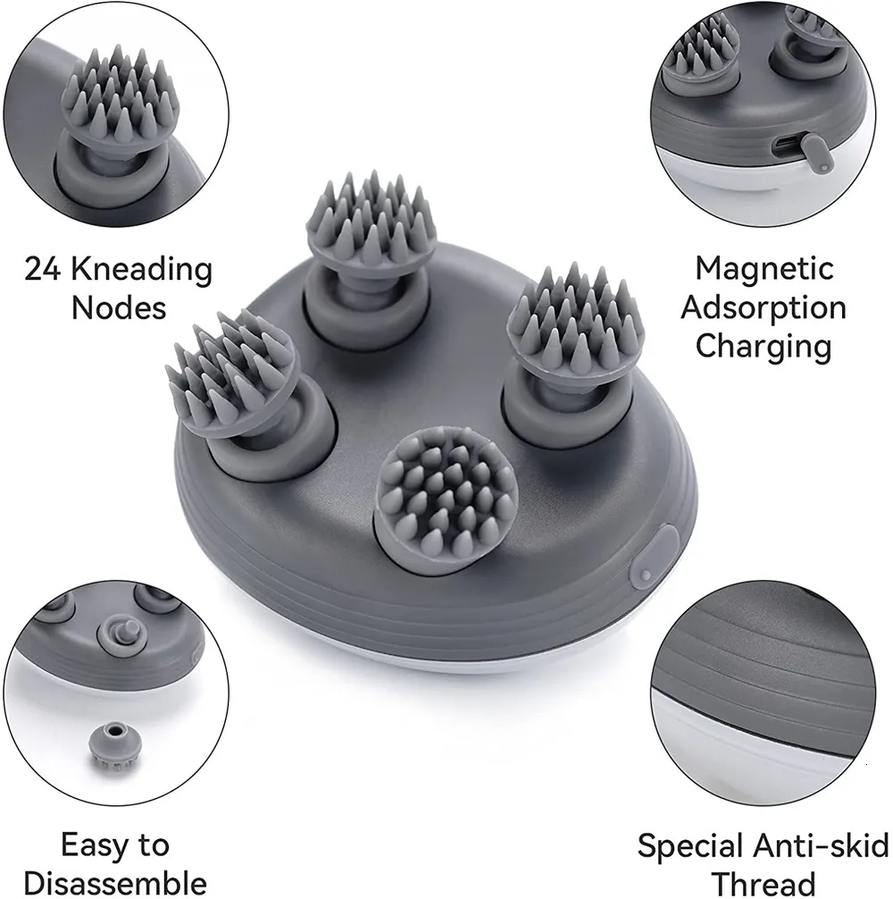 sexy mens swim suits Electric Head Massager Octopus Scratching Scalp Charging Massage Comb Vibration  Vibration - Head Massager, Massage Head