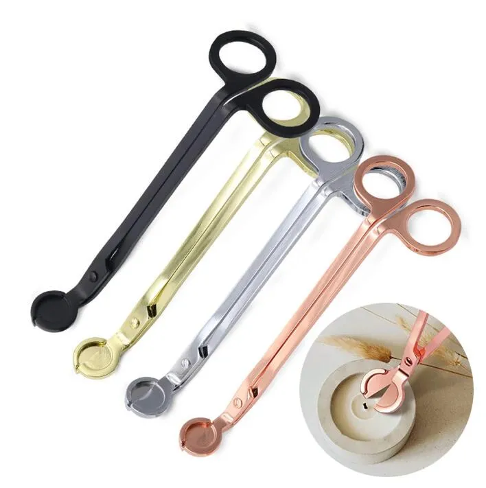 Stainless Steel Snuffers Candle Snuffer Set Wick Trimmer Rose Gold