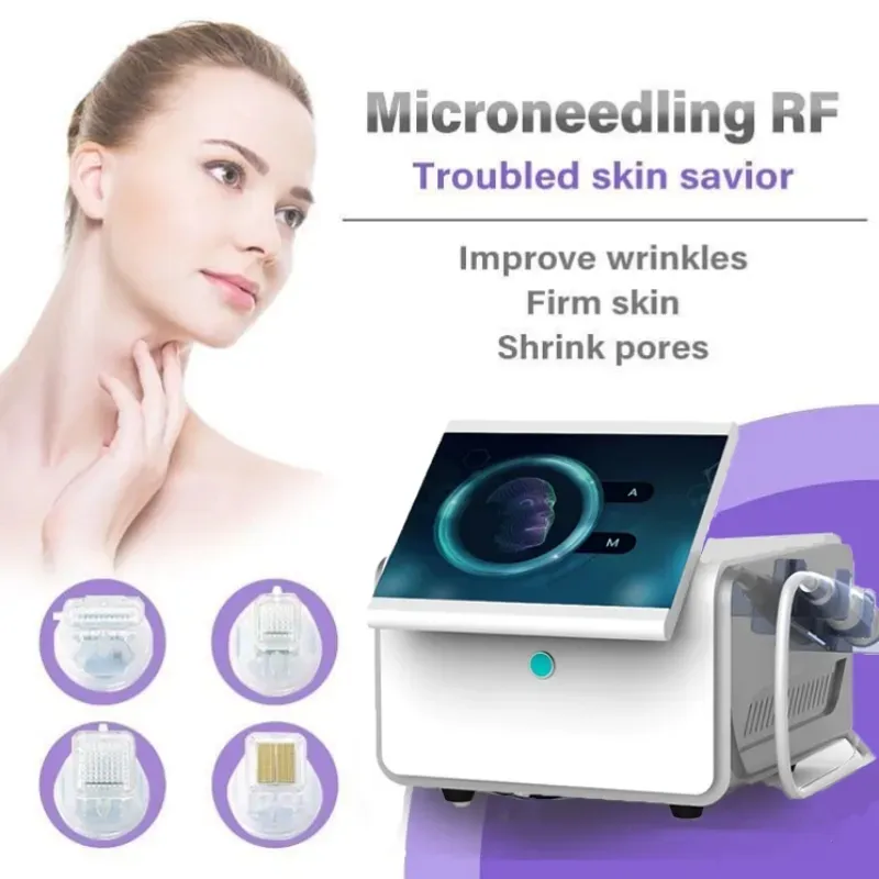 Multi-Functional Beauty Equipment Microneedle Face Skin Care Machine Radio Frequency Acne Scar Stretch Mark Ship Removal Beauty Equipment Salon