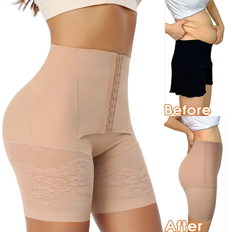 Shapers feminino Faja Shapewear Caist Trainer Feminino Hip Lift High Cídhar Controle Roupa Abdominal Forma de Meninas Perda de Peso 230407