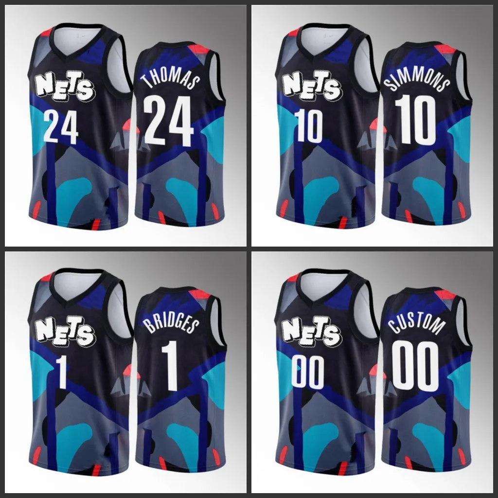 Mikal Bridges Ben Simmons Cam Thomas Custom 2023 24