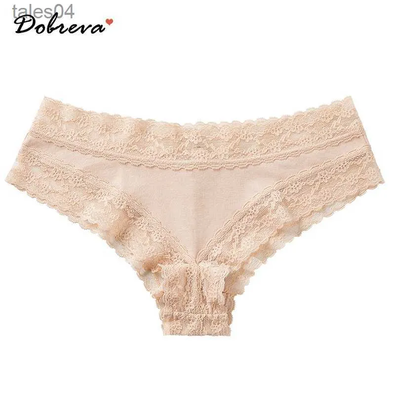 Dobreva Women's Bikini Cheeky Hipster Panties Floral Lace