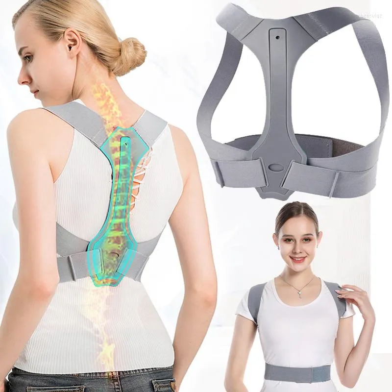 Correcteur de Posture respirant, ceinture lombaire réglable, bande d'épaule, orthèse de Posture, Bandage orthopédique, Corset pour hommes