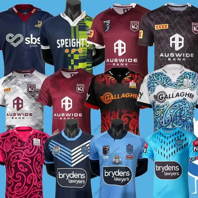 2022 2023 Rugby Jersey New Hurricanes Highlanders Blues Crusaders Rugby Jerseys Zealand 최고 품질 T 셔츠 셔츠 홈 게임 멀리 호주 남성