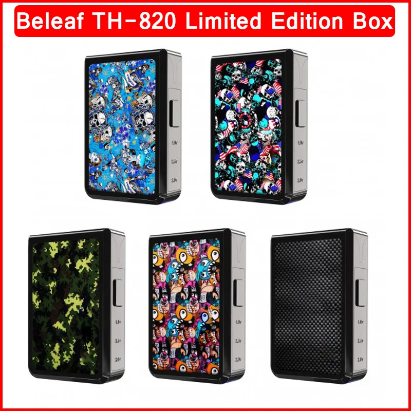 Authentieke Beleaf Mini Box Mod TH-820 550mAh Verwarm de batterij met variabele spanning VV-batterijverdamper voor 510 dikke oliecartridgeverstuivers