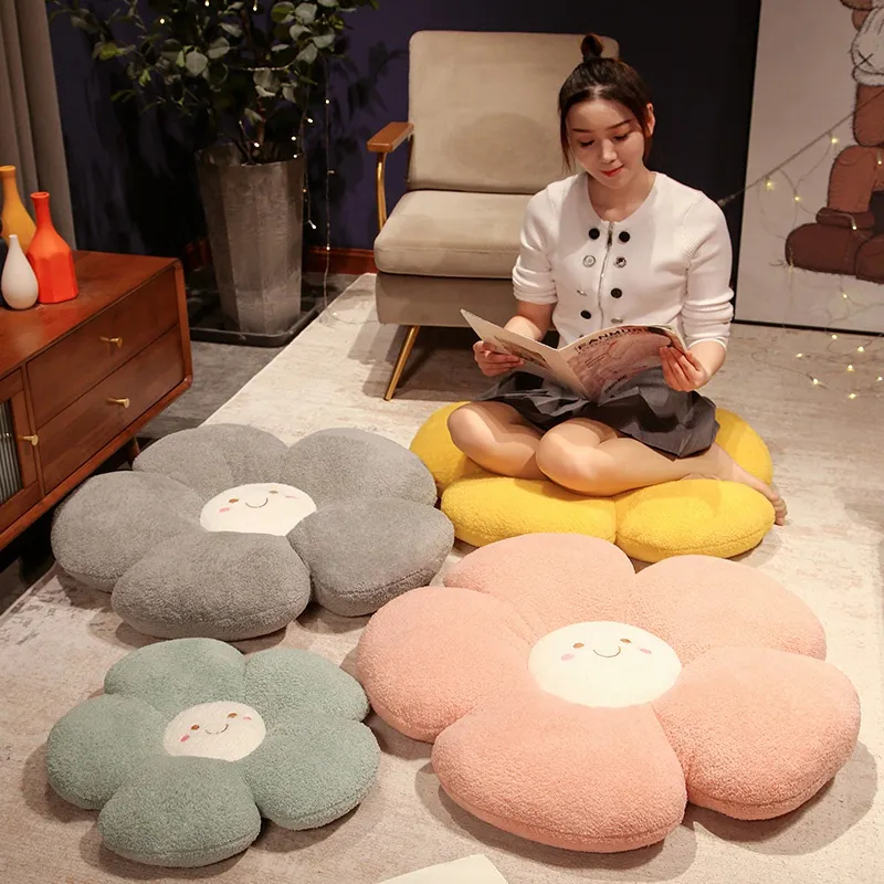 Soft Kawaii Colorful Flower Zuoshini Flower Plush Pillow 45/70cm
