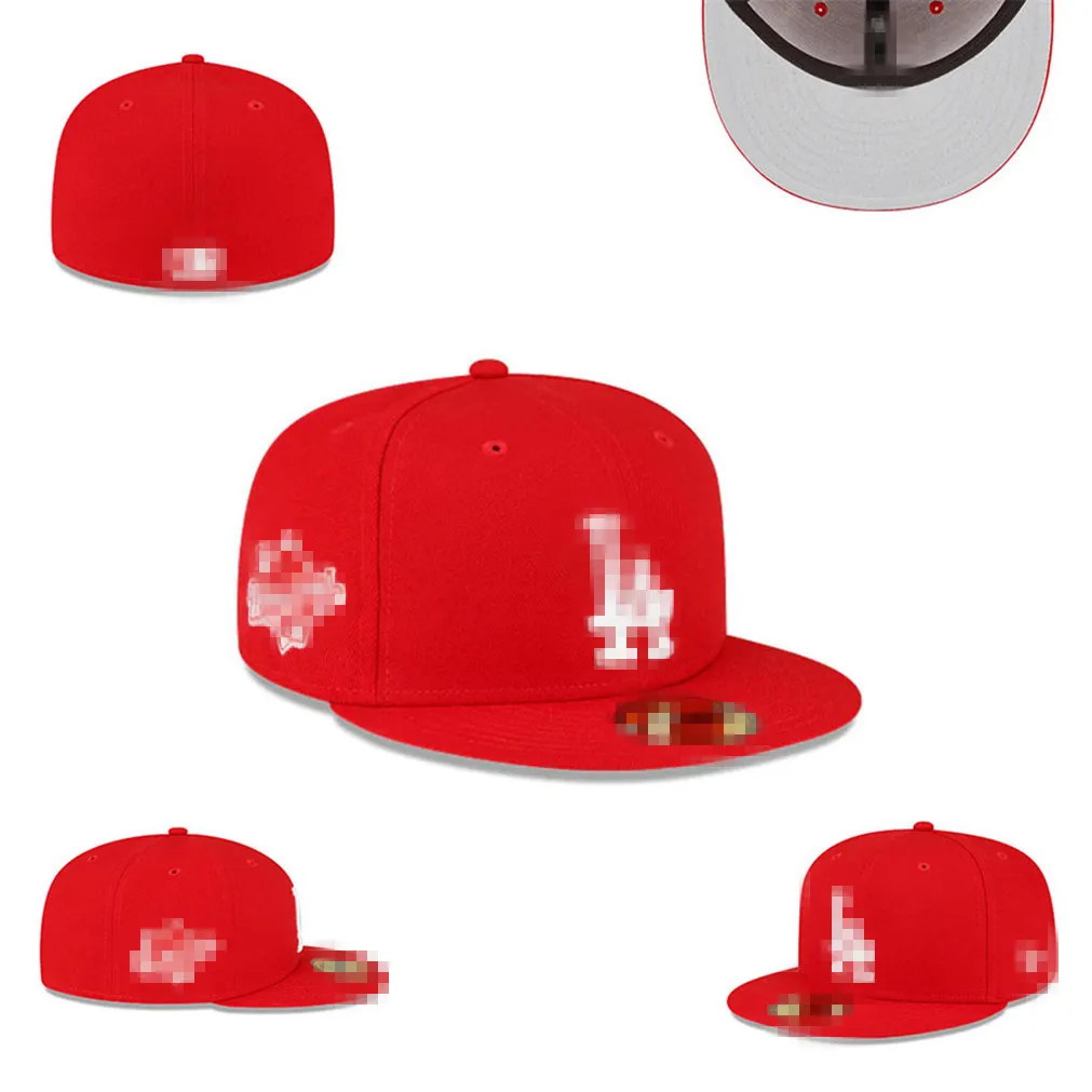 Caliente Sombreros ajustados tamaños 7-8 Sombrero en forma Béisbol Fútbol Snapbacks Diseñador Sombrero plano Activo Bordado ajustable Gorras de algodón Todo el logotipo del equipo Gorra deportiva al aire libre K-9