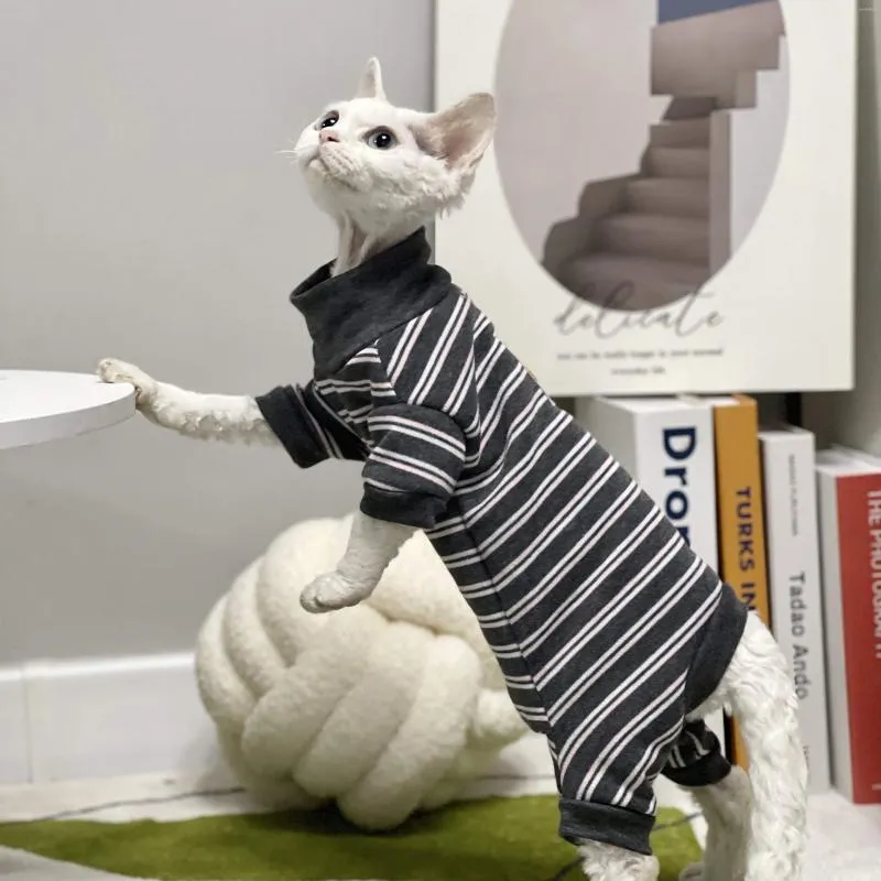 Cat Costumes Hairless Clothes Winter Fleece Pure Cotton Elastic Soft Sphynx Devon Kitten