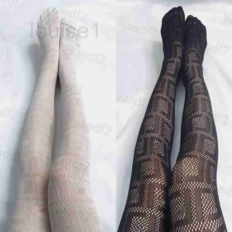 Socks & Hosiery designer Sexy Lace Stockings Designer Tights Pantyhose Classic Letter Mesh Silk Womens Leggings WENE