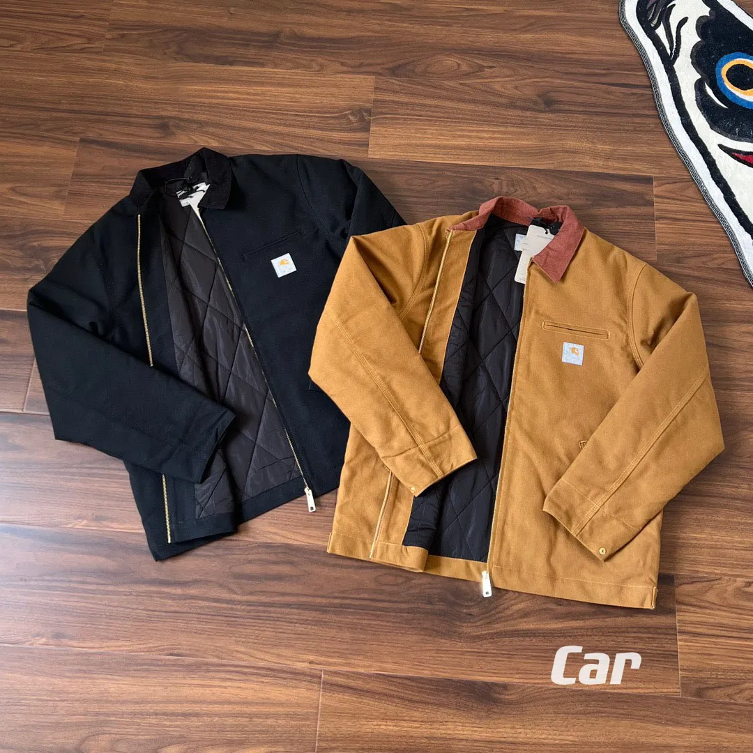 CARHAR Casual Men Women Jackets Vintage Cotton Thicken Fashion Windbreaker Outwear Work Coat