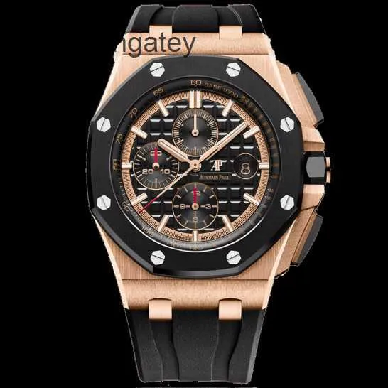 Ap Swiss Luxus-Armbanduhren Royal Oak Offshore Roségold Automatische mechanische Herrenuhr 26401RO.OO.A002CA.02 Gebrauchte Herrenuhr 26401RO.OO.A002CA.02 RH0J