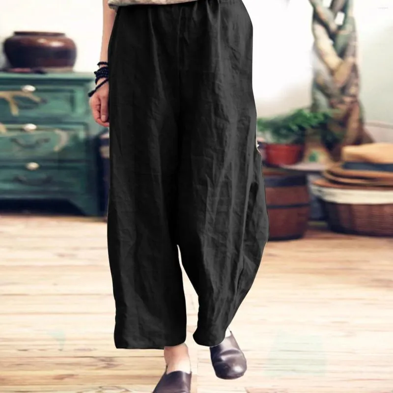 Pantaloni da donna Pantaloni cargo da donna più venduti Taglie forti Pantaloni larghi a gamba larga in cotone casual tinta unita per