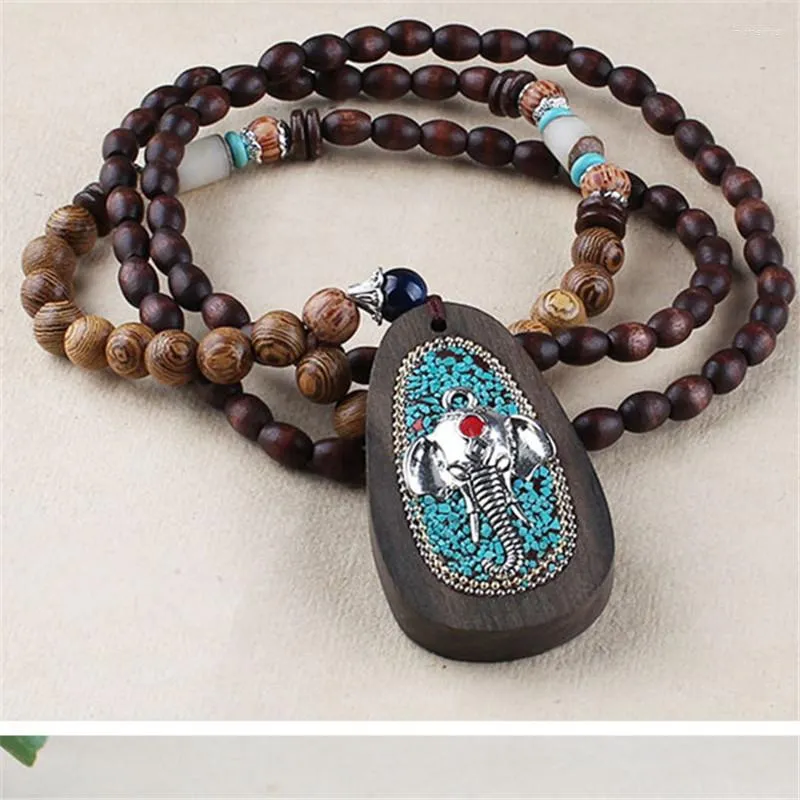 Hänge halsband vintage nepal turkiska stam smycken etnisk chunky halsband