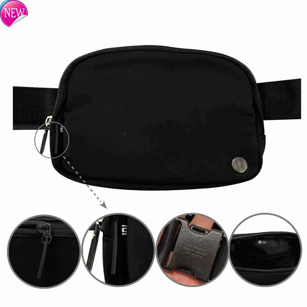 Sac Lulu Cross Body partout ceinture de poitrine en polaire Sac Designer lululemens gros femme femme portable imperméable à l'eau taille sacs banane yoga sport lulul luxe crosh