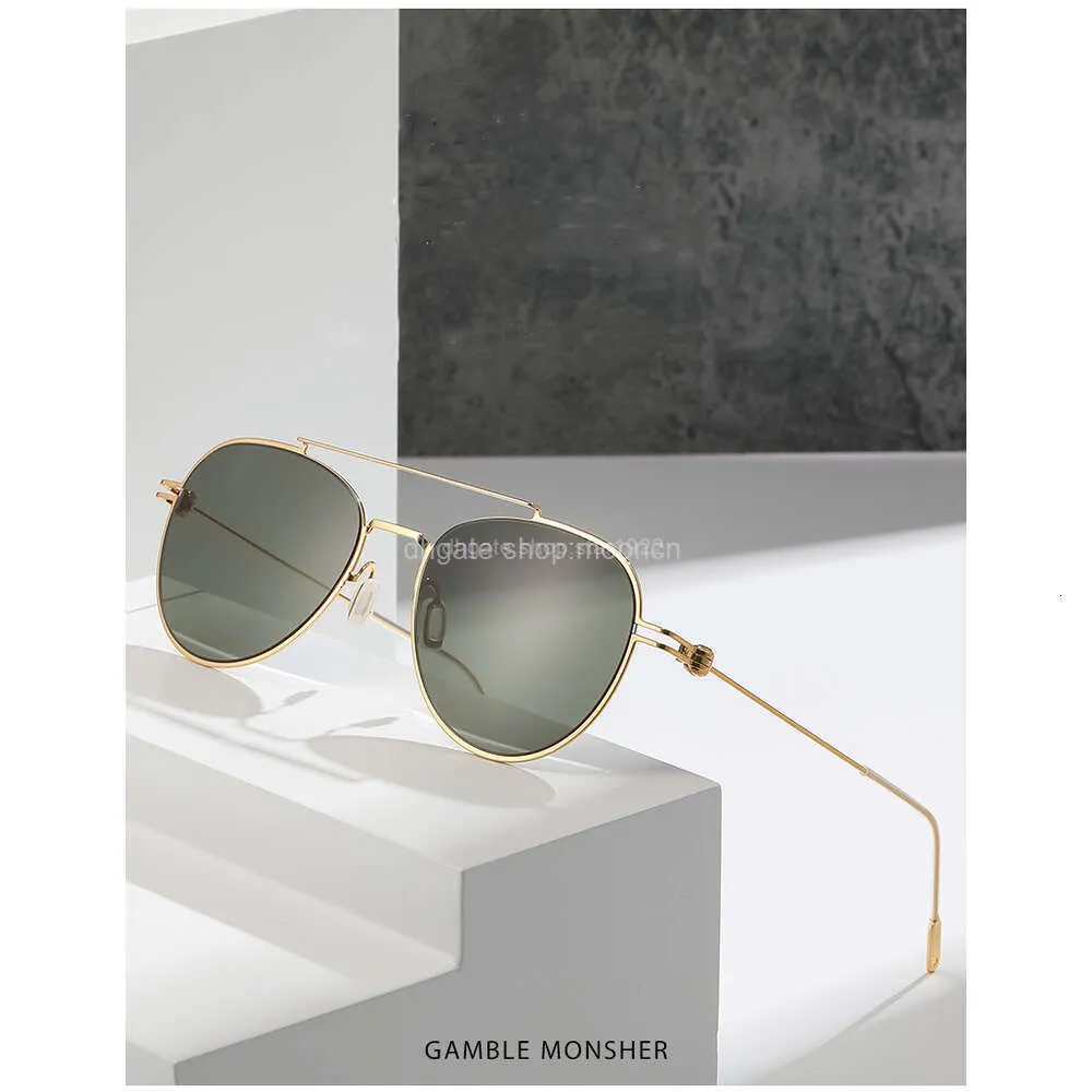 Designer-Mode, personalisierte coole kreative Piloten-Sonnenbrille aus Metall