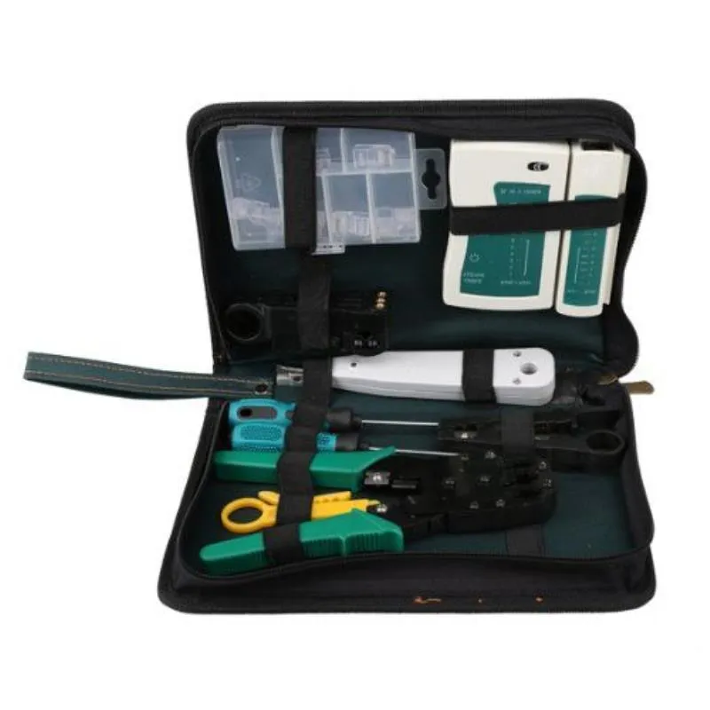 Freeshipping PROMOTION! 11 in 1 Professional Network Computer Maintenance Repair Tool Kit Dfdog